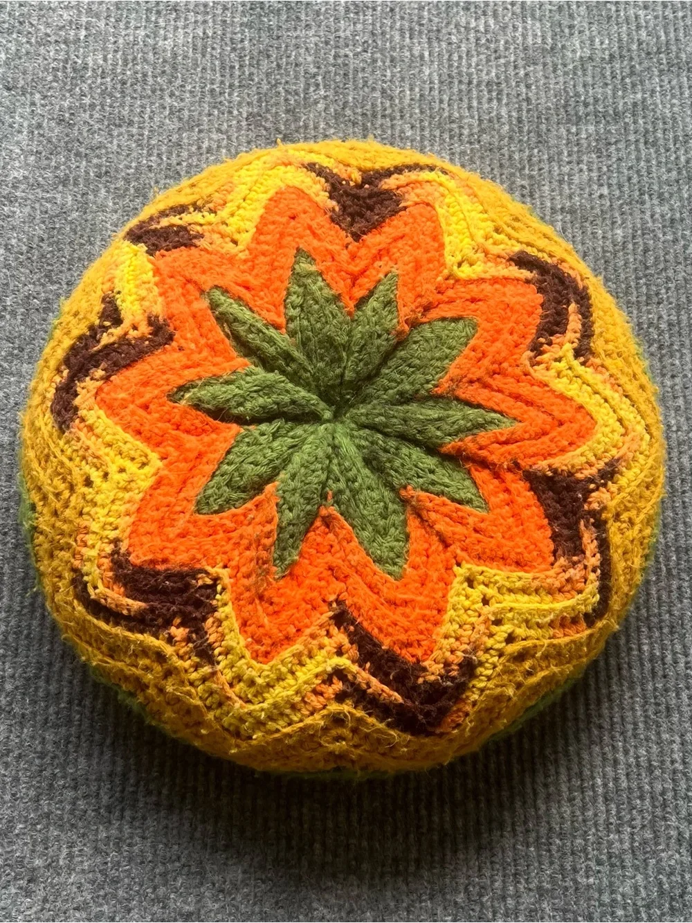 Vintage 70s Crochet Pillows